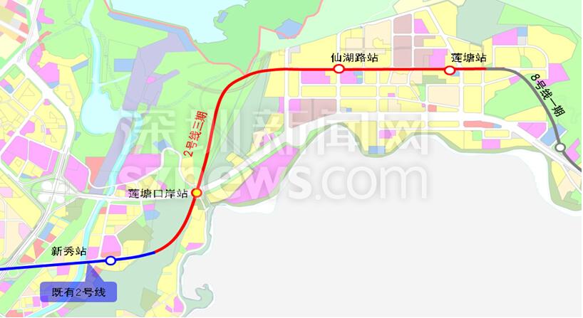深圳地鐵2號線東延段（站點、線路圖、開通時間、最新消息）